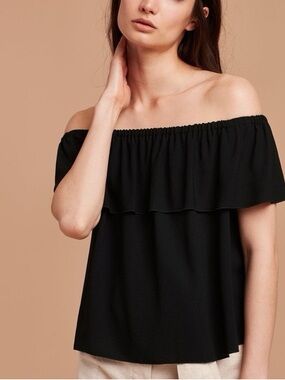Aritzia Wilfred Off Shoulder Blouse